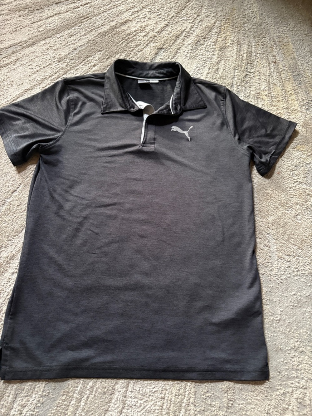 Boys 14/16 Puma dark grey Polo - excellent condition